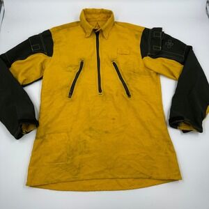 Coaxsher CX1500 Wildland Fire Fighting Shirt FR Small Yellow Black NFPA 1977